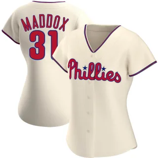 Women's Authentic Cream Garry Maddox Philadelphia Phillies Alternate Jersey