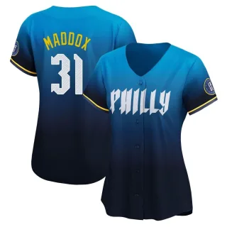 Women's Limited Blue Garry Maddox Philadelphia Phillies 2024 City Connect Jersey