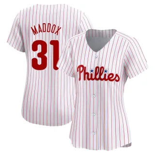 Women's Limited White Garry Maddox Philadelphia Phillies Home Jersey