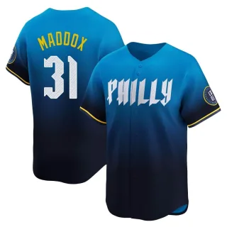 Youth Limited Blue Garry Maddox Philadelphia Phillies 2024 City Connect Jersey