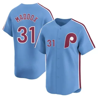 Youth Limited Light Blue Garry Maddox Philadelphia Phillies Alternate Jersey