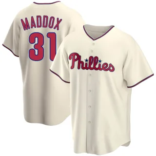 Youth Replica Cream Garry Maddox Philadelphia Phillies Alternate Jersey