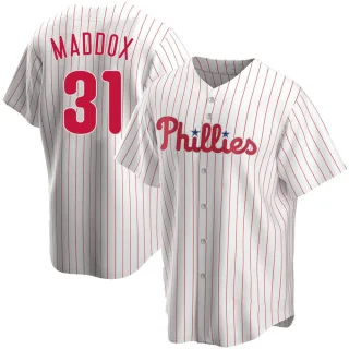 Youth Replica White Garry Maddox Philadelphia Phillies Home Jersey